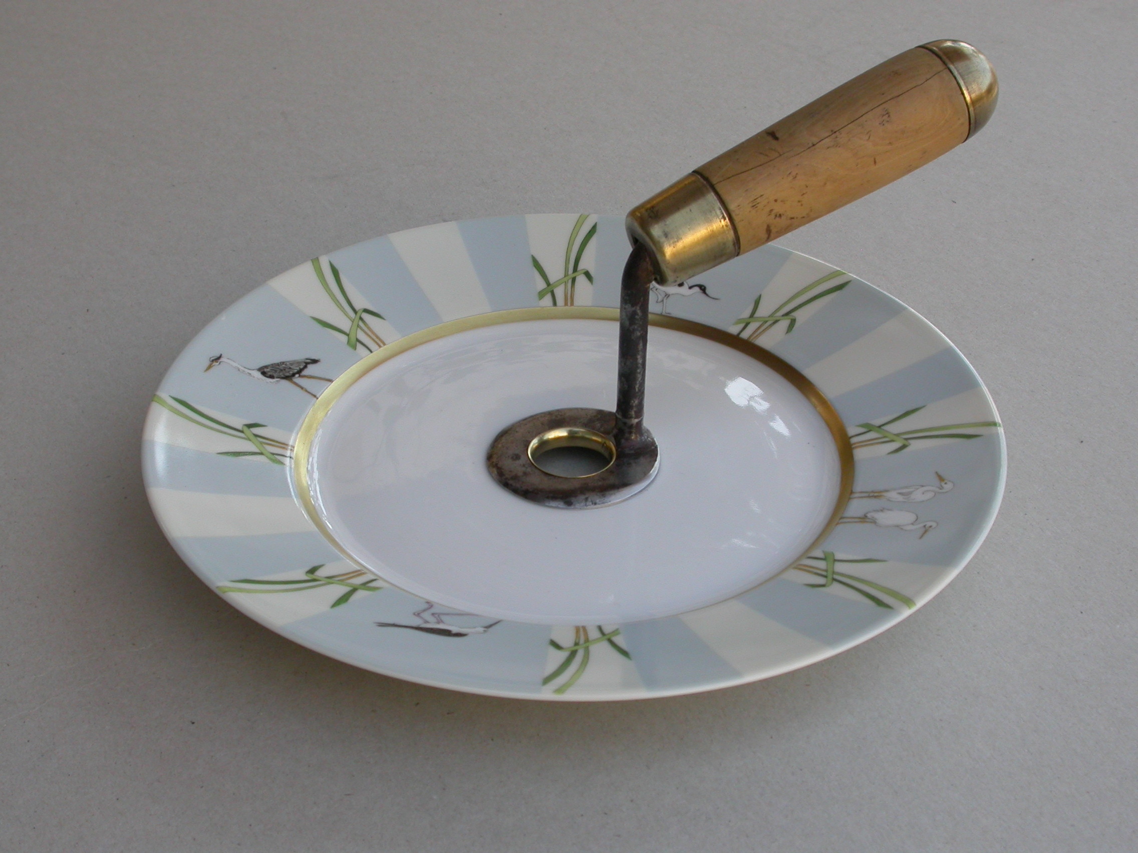 Assiette et truelle